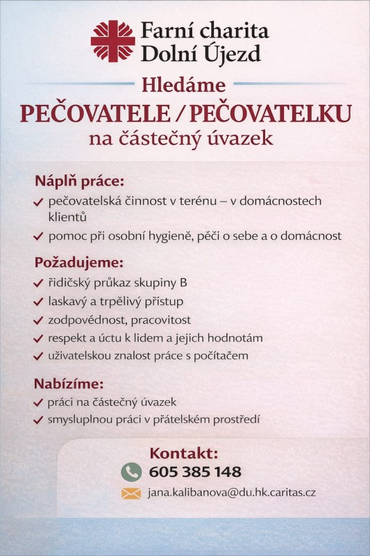 charita zaměstnání